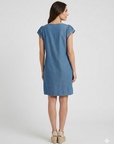 Vestido Corto vaquero Bordado