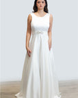 VESTIDO NOVIA SAXO BLANCO