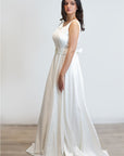 VESTIDO NOVIA SAXO BLANCO