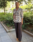 Camisa Gasa Cuadros