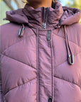 Parka Larga Acolchada Tormes Rosa Antiguo