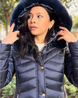 Parka con Gorro Goma Lateral