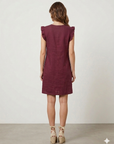 Vestido Corto Sofia Bordado laterales