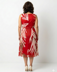 Vestido Midi Argelia Estampado en Gasa