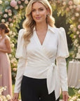Blusa Mia Cruzada Con lazo