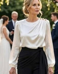 Blusa Selene Botones en el Hombro