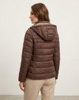 Cazadora Corta Lidia Reversible Acolchada con Capucha