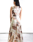 Vestido Largo Cleo Satinado Estampado