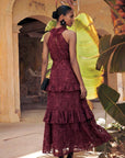 Vestido Liria Largo Jacquar
