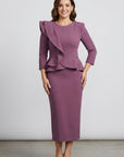 Vestido Silvia Midi Liso