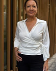 BLUSA CRUZADA BLANCO