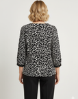 Blusa Print Lentejuelas