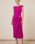 Vestido Midi Andorrra punto con Recogido