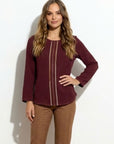Blusa Ágata Bordado Central
