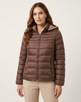 Cazadora Corta Lidia Reversible Acolchada con Capucha