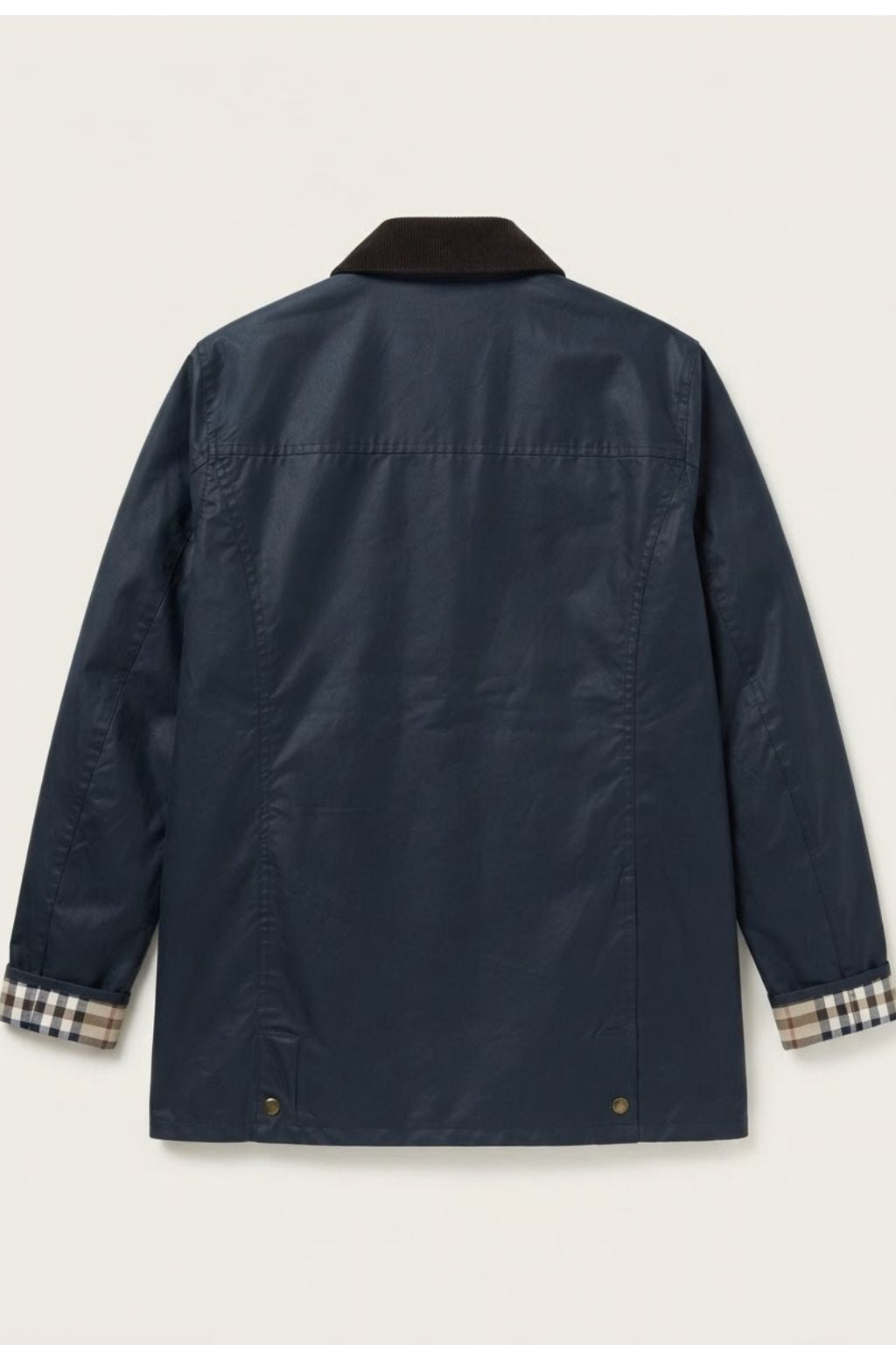 chaqueta-lucero-encerada-azul-marino-vista-posterior-espalda-con-aberturas-traseras