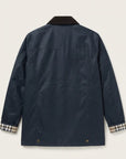 chaqueta-lucero-encerada-azul-marino-vista-posterior-espalda-con-aberturas-traseras