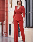 Conjunto Singapur Top Peplum
