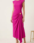 Vestido Midi Andorrra punto con Recogido