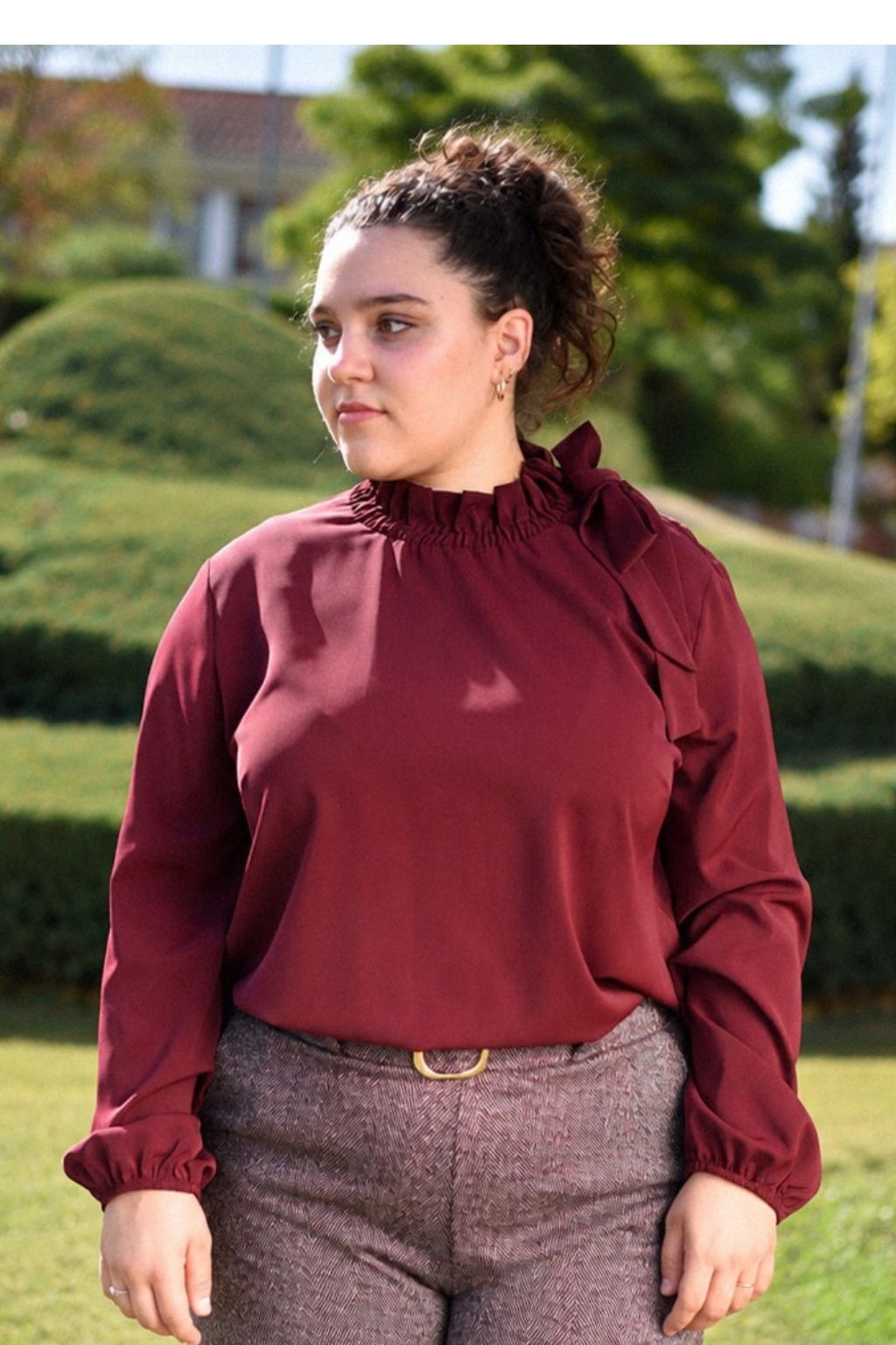 Blusa Carlota Cuello Goma
