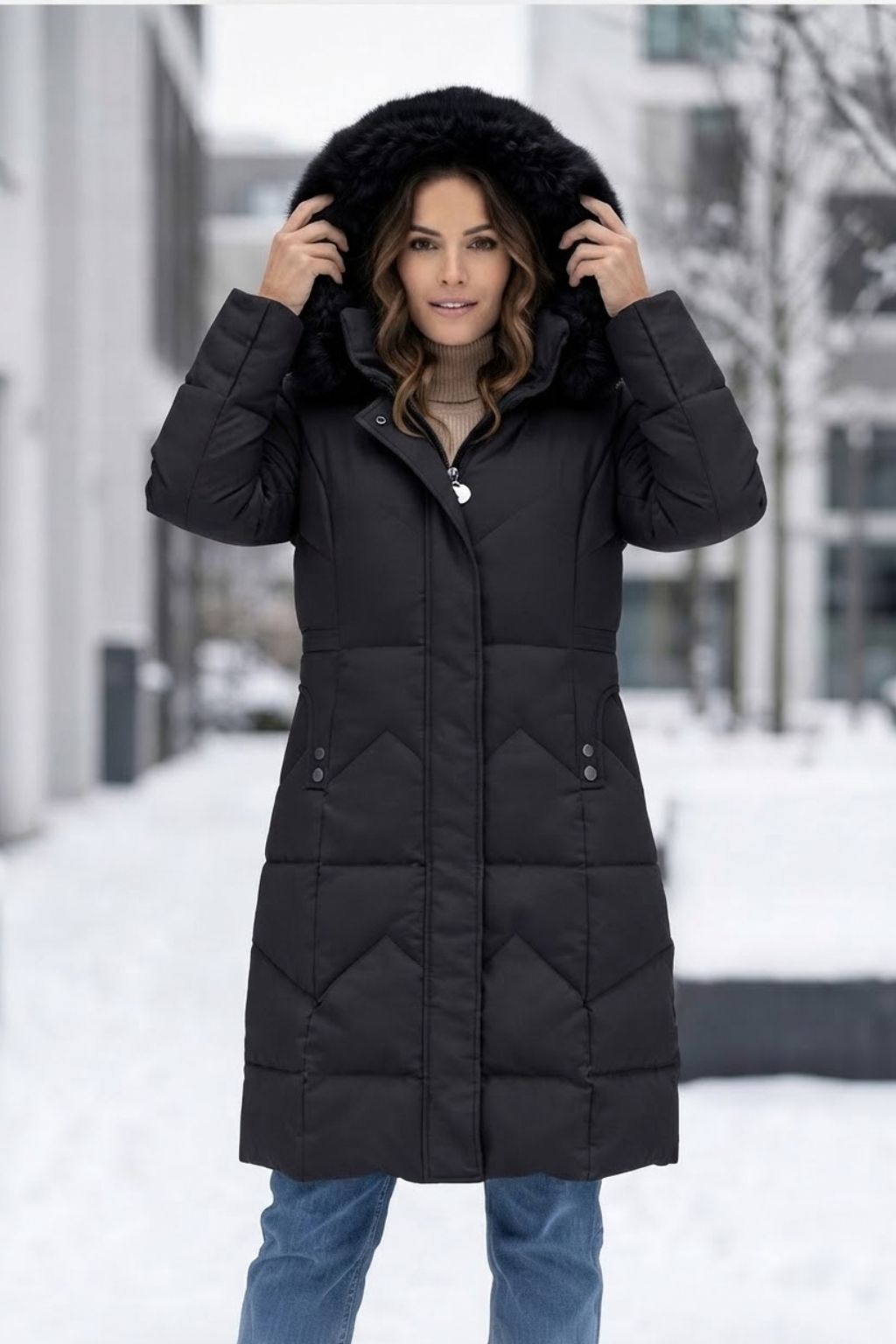 parka-mujer-negra-acolchada-con-pelo-en-el-gorro-compra-segura-anclas-salamanca