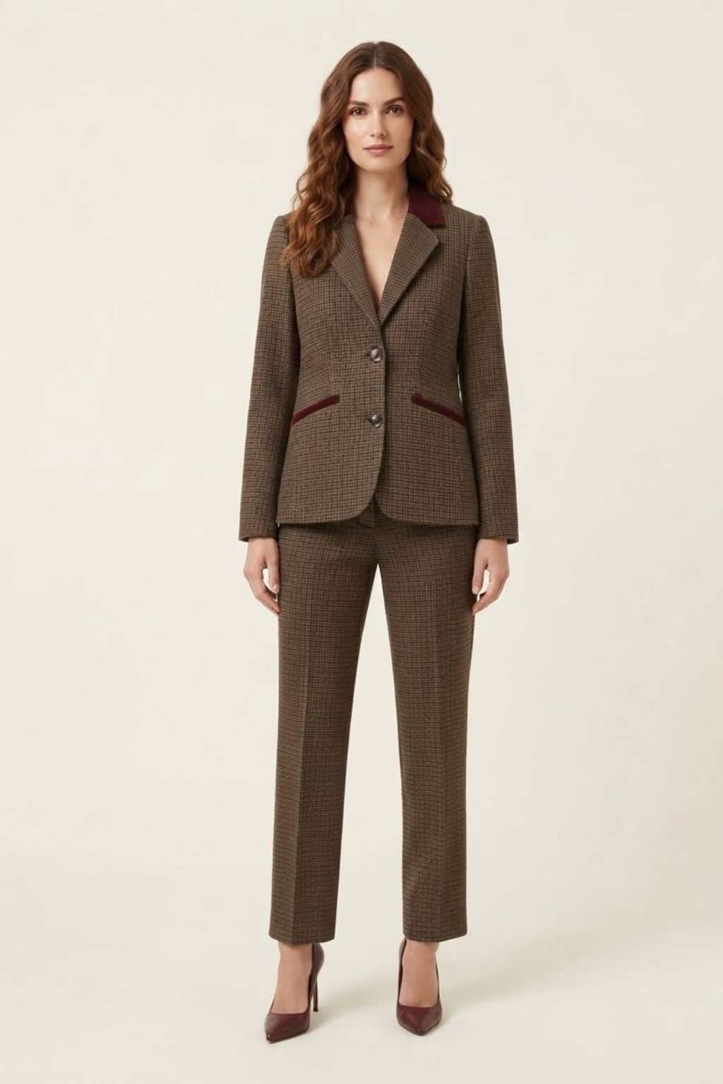 Traje Cuadros Olivia
