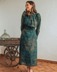Vestido Angola Midi Estampado
