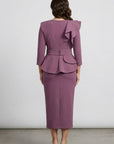 Vestido Silvia Midi Liso