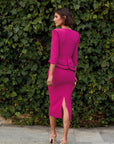 Vestido Midi Renata Vivos Laterales