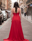 Vestido Lola Largo Tirante de Gasa