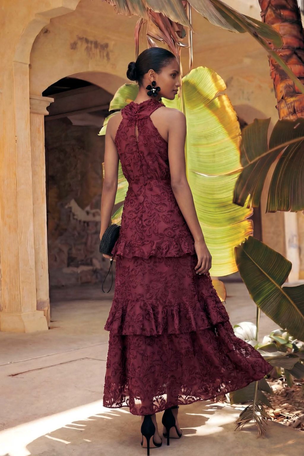 Vestido Liria Largo Jacquar