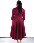 Vestido Monserrat Tafetan camisero