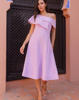Vestido Midi Oporto Royal Hombros